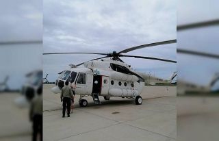 Helikopter ve personelleri Milas’tan ayrıldı