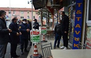 Hüyük’te korona virüs denetimleri
