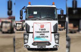 Iğdır Belediyesine kanalizasyon açıcı aracı...