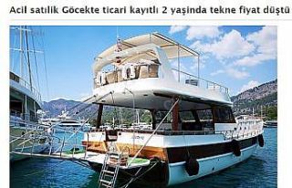 İkinci el tekne fiyatları ucuzladı
