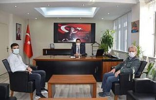 İl Sağlık Müdürü Yemenici, Kaymakam Yıldırım’ı...
