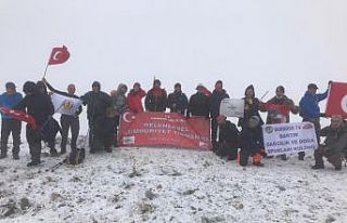 Ilgaz’da sporculara kar sürprizi