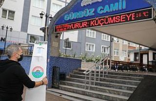 İlkadım’dan camilere ‘hijyen’ desteği