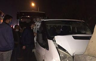 İnegöl’de zincirleme kaza: 1 yaralı
