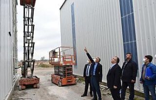 İnönü Belediyesi Fen İşleri Şantiyesi genişliyor