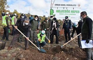 İnönü’de 8 bin fidan geleceğe nefes olacak