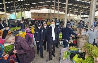 İskilip’te korona virüs denetimi