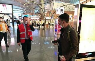 İstanbul Havalimanı’nda korona virüs denetimi