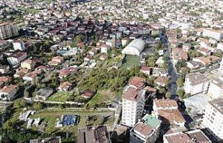 İstanbul Ümraniye’de Elmalıkent’in bir kısmı...