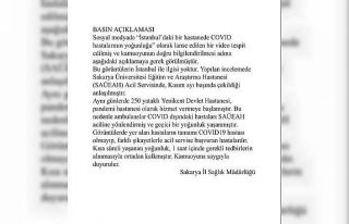 İstanbul’da korona hastalarının sedyede bekletildiği...