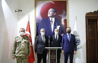 İZDES heyeti, Erzincan Valiliğine çalışma ziyaretinde...
