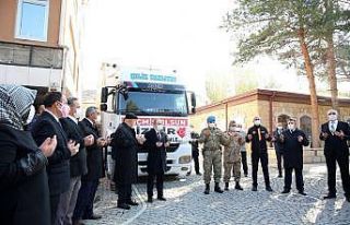 İzmir için toparlanan yardımlar Bayburt’tan yola...