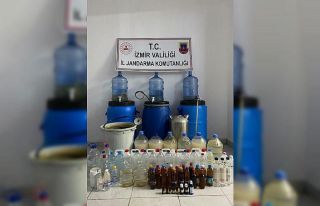 İzmir’de kaçak içki operasyonu