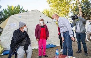 İzmir’de son çadır da bugün kaldırıldı