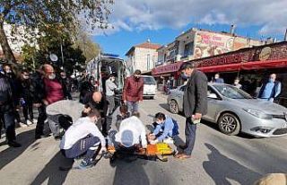 İznik’te traktör ve motosiklet kafa kafaya çarpıştı....