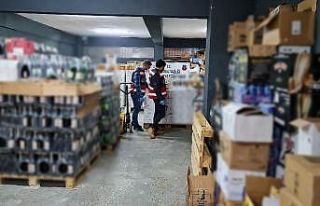 Jandarmadan Bahçelievler’de sahte içki operasyonu