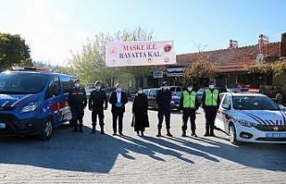 Jandarmadan ‘Maske ile hayatta kal’ projesi
