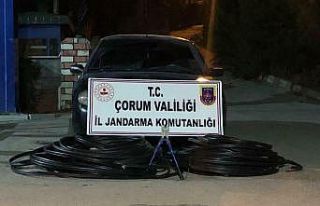 Jandarmanın dikkati hırsızı yakalattı