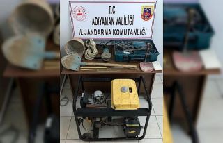 Kaça kazı yapan 3 şahıs gözaltına alındı