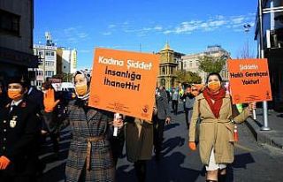 “Kadına Şiddete Hayır” farkındalığı için...