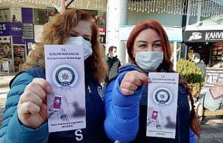 Kadına şiddete karşı acil durum butonu
