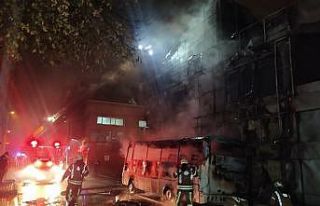 Kağıthane’de midibüsün kundaklandığı iddiası