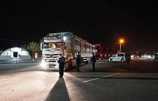 Kahramanmaraş’ta gıda taşıyan araçlara denetim