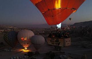 Kapadokya’da balonlar kadına yönelik şiddete...
