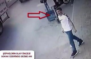 Kapkaççı önce kameraya sonra polise yakalandı