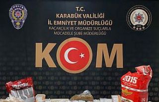 Karabük’te kaçak tütün operasyonu: 2 gözaltı