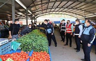 Karaköprü’de pandemi denetimleri sıkı tutuluyor