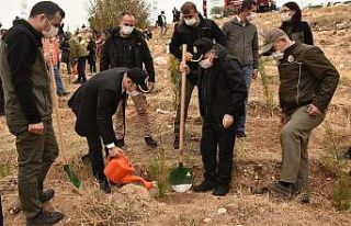 Karaman’da ağaçlandırma gününde 10 bin fidan...