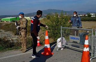 Karantina köyündeki vatandaşların ihtiyaçlarını...