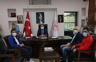 Karate Antrenörlerinden Kabakçı’ya ziyaret