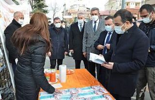 Kars’ta kadına şiddete dikkat çekildi