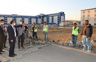 Kars’ta yollar nakış gibi işleniyor
