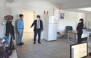 Kaymakam Çelik aile sağlık merkezlerini denetledi