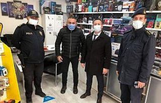 Kaymakam Görmüş’ten korona virüs denetimi