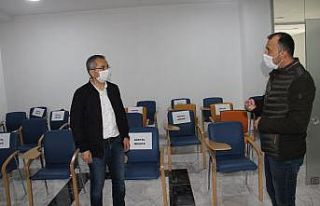 Kaymakam Pişkin, Ney kursunu ziyaret etti