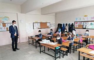 Kaymakam Şan’dan okul ziyareti