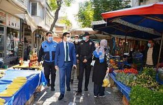 Kaymakam Ünsal’dan Covid-19 denetimi