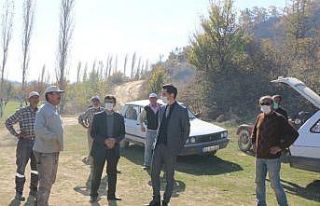 Kaymakam ve Başkan’dan köprü yapan vatandaşlara...