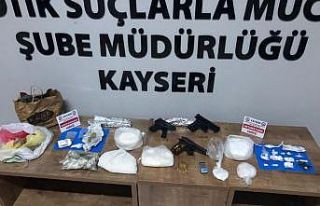 Kayseri’de uyuşturucu operasyonu: 7 gözaltı