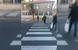 Kayseri’de yaya geçiş önceliğine uymayan 41...