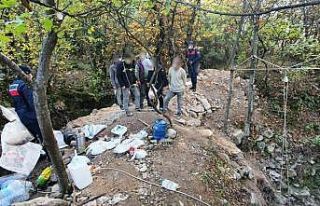 Kazdıkları kuyuda yakalandılar