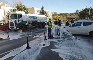 Keçiören Belediyesinden hastanelere dezenfekte hizmeti
