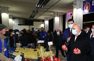 Keçiörenliler alışverişlerini sıcacık semt...