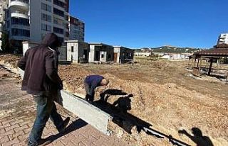 Kent Parkta çalışmalar devam ediyor