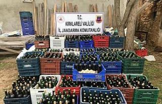 Kırklareli’de 1 buçuk ton sahte şarap ele geçirildi