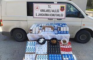 Kırklareli’de doldurulmuş binlerce makaron bulundu